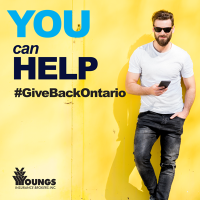 You can help # Give Back Ontario
