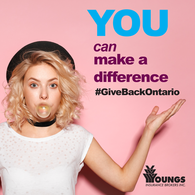 You can make a difference # Give Back Ontario
